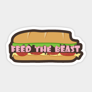 Feed the beast - Sub Sticker